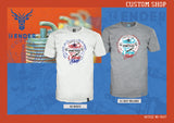 Farbvarianten zum Designs "Custom Shop" der Marke 14ender in off white und grey melange